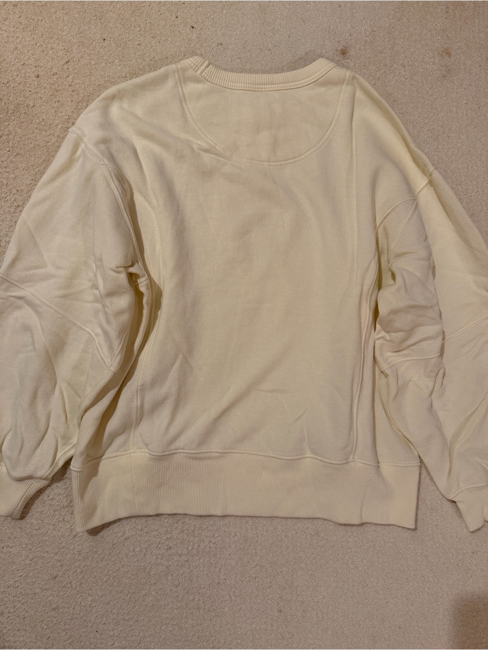 aerie Go To Butter Yellow Sweatshirt - Picture 5 of 5